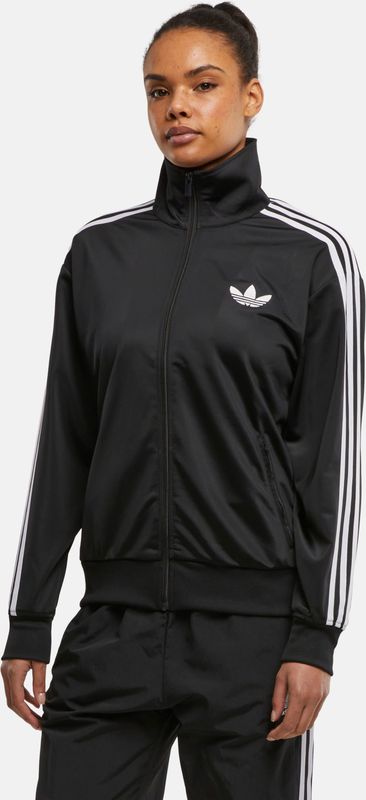 Adidas Originals - Adicolor Classics - Sweatshirt - Zwart - Gerecycled Tricot, Ritssluiting, Hoge Kraag