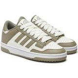 Adidas Rapid Court Low - Basketbalschoenen - Zwart - Synthetisch Leer