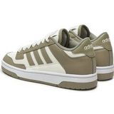 Adidas Rapid Court Low - Basketbalschoenen - Zwart - Synthetisch Leer