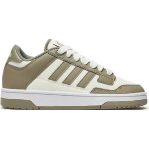 Adidas Rapid Court Low - Basketbalschoenen - Zwart - Synthetisch Leer