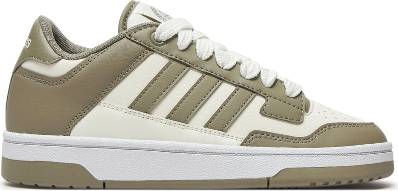 Adidas Rapid Court Low - Basketbalschoenen - Zwart - Synthetisch Leer