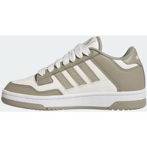 Adidas Rapid Court Low - Basketbalschoenen - Zwart - Synthetisch Leer