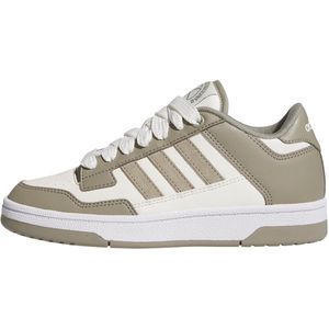 Adidas Rapid Court Low - Basketbalschoenen - Zwart - Synthetisch Leer