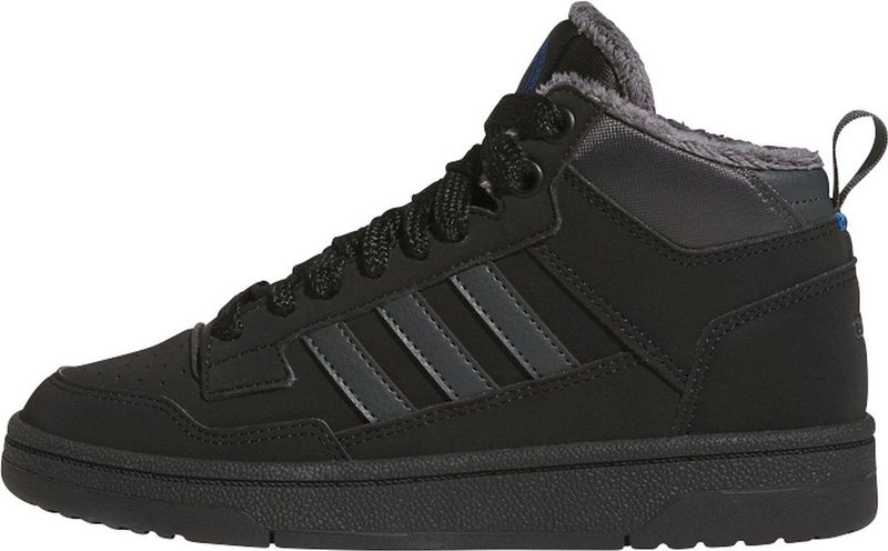 adidas - Rapid Court Mid Winterized - Schoenen - Zwart - Synthetisch Bovenwerk