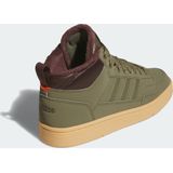 adidas - Rapid Court Mid Winterized - Schoenen - Groen - Synthetisch Bovenwerk