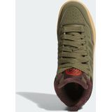 adidas - Rapid Court Mid Winterized - Schoenen - Groen - Synthetisch Bovenwerk