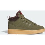 adidas - Rapid Court Mid Winterized - Schoenen - Groen - Synthetisch Bovenwerk