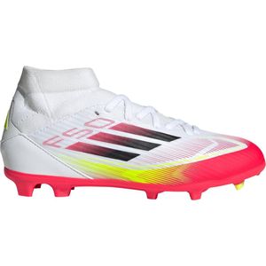 adidas Performance F50 League Mid Firm / Multi Ground Voetbalschoenen Kids Kinderen Wit