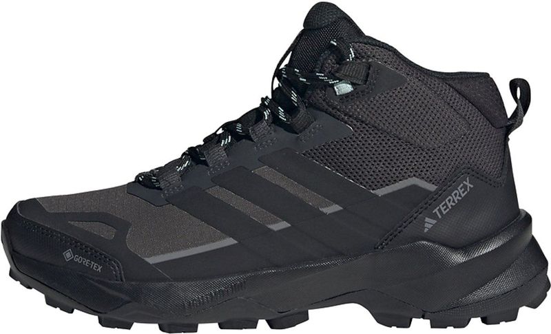 adidas - TERREX SKYCHASER AX5 Mid GORE-TEX - Wandelschoenen - Carbon / Core Black / Semi Flash Aqua