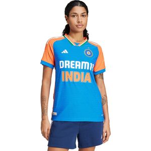 adidas Performance India Cricket T20i Shirt - Dames - Blauw