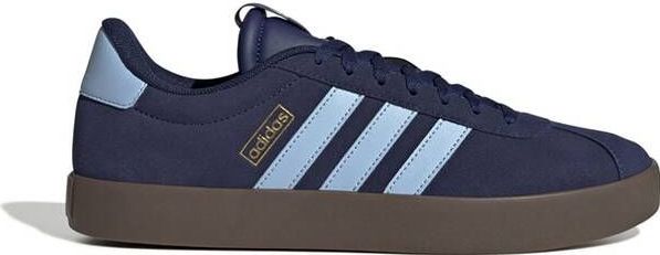 Adidas - Vl Court 3.0 - Casual Schoenen - Blauw - Materiaal
