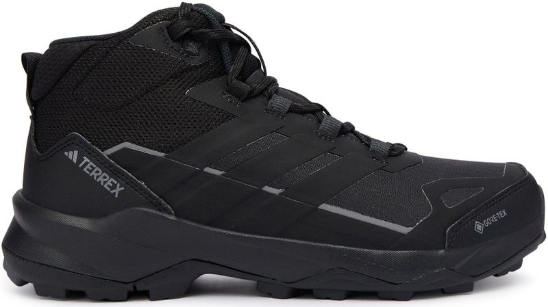adidas heren Terrex SKYCHASER AX5 Mid GORE-TEX Hiking Shoes, Core Black/Core Black/Carbon, 48 EU