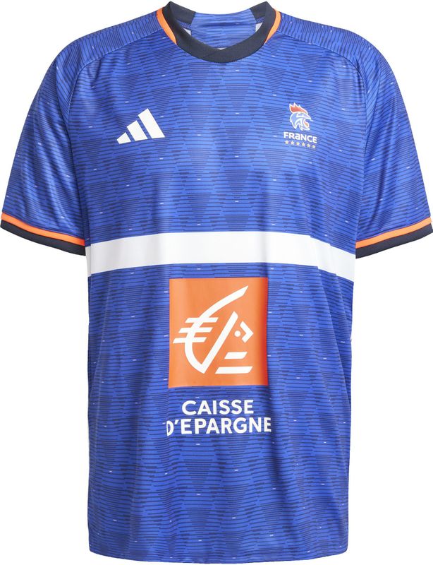 adidas - France 2025/26 - Trainingsshirt - Blauw/Wit/Rood - Ademend en Lichtgewicht