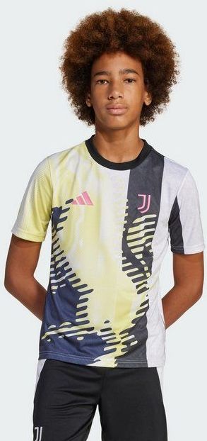 adidas - Juventus Warming-Up Shirt - Zwart - Polyester - Gerecycled