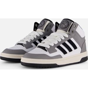 Adidas Rapid Court Mid - Basketbalschoenen - Zwart - Leer en Synthetisch Materiaal