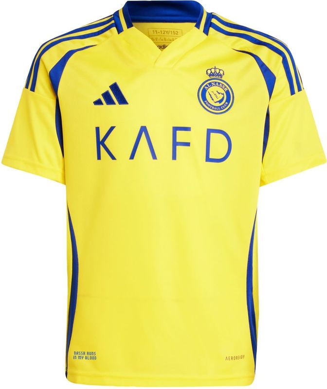 adidas Thuistruitje Kind Al-Nassr FC 2024/25 - Geel/Blauw