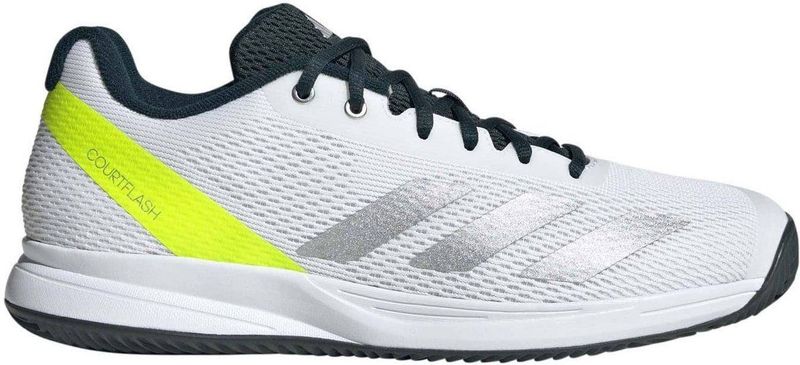 Tennisschoenen - Cloud White/SILVER METALLIC/Lucid Lemon - Vetersluiting - Laag