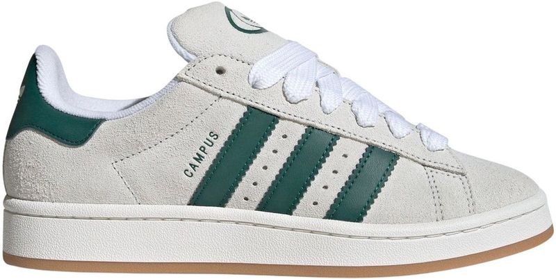 adidas Originals - CAMPUS 00S - Sneakers - Crystal White / Core White / Collegiate Green - Vetersluiting