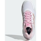 adidas Performance - COURTJAM CONTROL - Tennisschoenen - Cloud White / Iron Metallic / Lucid Red - Multicourt