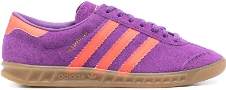 Adidas Hamburg Dames Schoenen - Paars - Leer