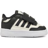 Adidas - Rapid Court - Sneakers - Zwart - Synthetisch Leer