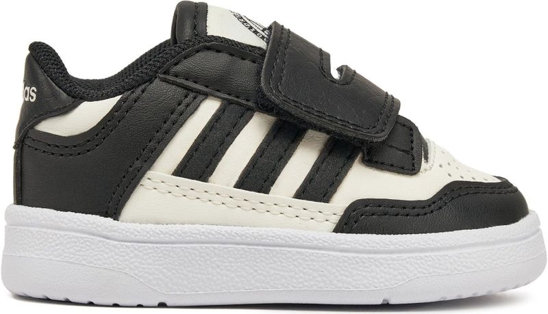 Adidas - Rapid Court - Sneakers - Zwart - Synthetisch Leer