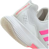 adidas Dames Gamecourt 2.0 Tennis Shoes, core white/lucid pink/core black, 36 EU