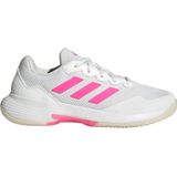adidas Dames Gamecourt 2.0 Tennis Shoes, core white/lucid pink/core black, 36 EU