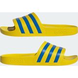 adidas - adilette Aqua Badslippers - Geel - Unisex - Zacht Cloudfoam Voetbed