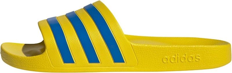 adidas - adilette Aqua Badslippers - Geel - Unisex - Zacht Cloudfoam Voetbed