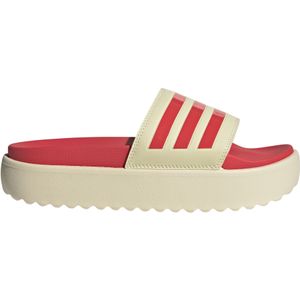 adidas - Adilette Platform - Sandalen - Beige - Vrije Tijd
