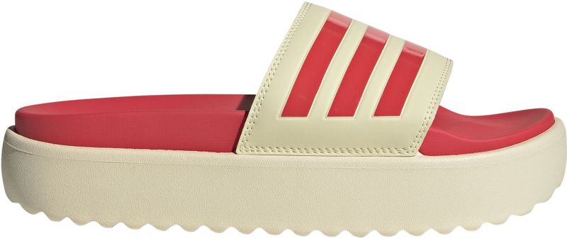 adidas - Adilette Platform - Sandalen - Beige - Vrije Tijd