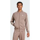 adidas - Trainingsjack - Zwart - Gerecycled Polyester / Katoen - Lange Ritssluiting