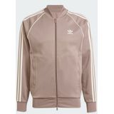 adidas - Trainingsjack - Zwart - Gerecycled Polyester / Katoen - Lange Ritssluiting