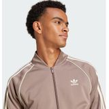 adidas - Trainingsjack - Zwart - Gerecycled Polyester / Katoen - Lange Ritssluiting