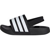 adidas Sportswear adilette Estrap Badslippers Kids - Kinderen - Zwart