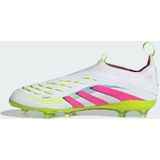 adidas Predator Elite Veterloze Voetbalschoenen - Wit - Roze - Neongeel - Synthetisch