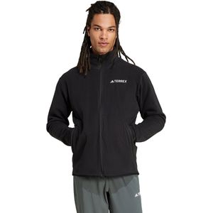 adidas - Fleece Jack - Zwart - 100% Gerecycled Polyester