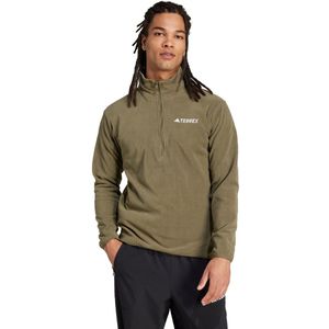 Adidas - Multi Essentials - Fleece Jas - Groen - 100% Gerecycled PET-garen