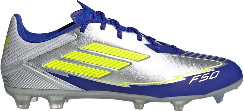 adidas - F50 League Messi - Voetbalschoenen - Zilver - Firm/Multi-Ground