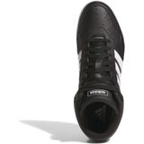Adidas - Hoops 4.0 Mid - Schoenen - Zwart - Synthetisch Leer
