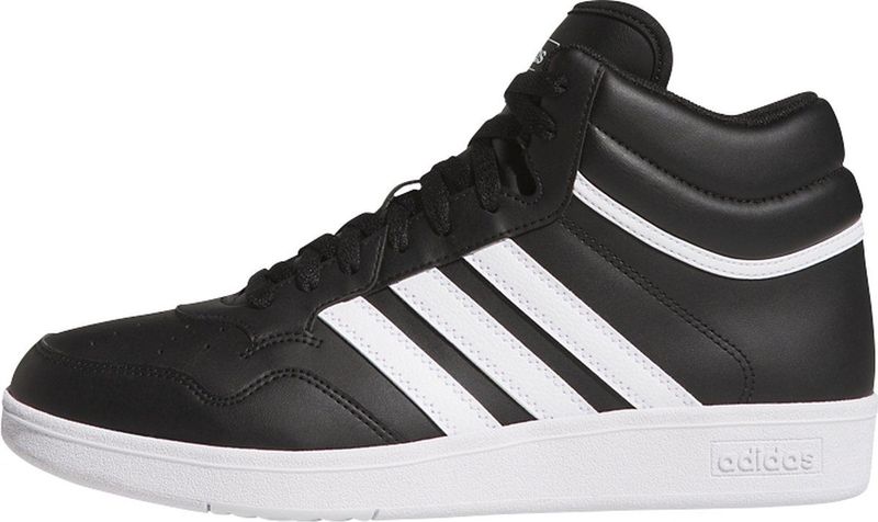 Adidas - Hoops 4.0 Mid - Schoenen - Zwart - Synthetisch Leer