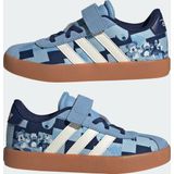adidas - x Disney Mickey VL Court - Schoenen - Blauw - Synthetisch Bovenwerk