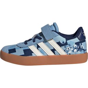 adidas - x Disney Mickey VL Court - Schoenen - Blauw - Synthetisch Bovenwerk