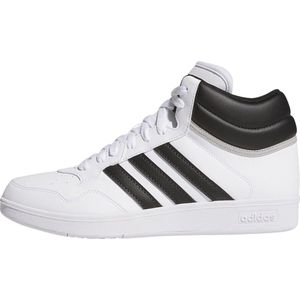 Adidas - Hoops 4.0 Mid - Basketbalschoenen - Zwart - Synthetisch Leer
