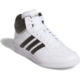 Adidas - Hoops 4.0 Mid - Basketbalschoenen - Zwart - Synthetisch Leer