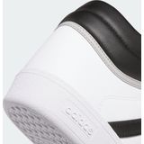 Adidas - Hoops 4.0 Mid - Basketbalschoenen - Zwart - Synthetisch Leer