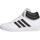 Adidas - Hoops 4.0 Mid - Basketbalschoenen - Zwart - Synthetisch Leer