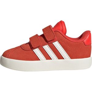 adidas VL Court 3.0 Sneakers - Jongens - Klittenband - Zwart/Wit