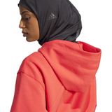 Adidas D4T FZ Hoodie Dames - Rode Capuchon - Comfortabele Training